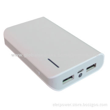 6600mAh Capacity, LED Director, Dual USB Port Power Banks, Output 5V 1A&5V 2.1A/Charger for Mobile